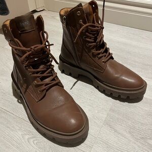 Mens Coach Saddle Brown Mens Boot